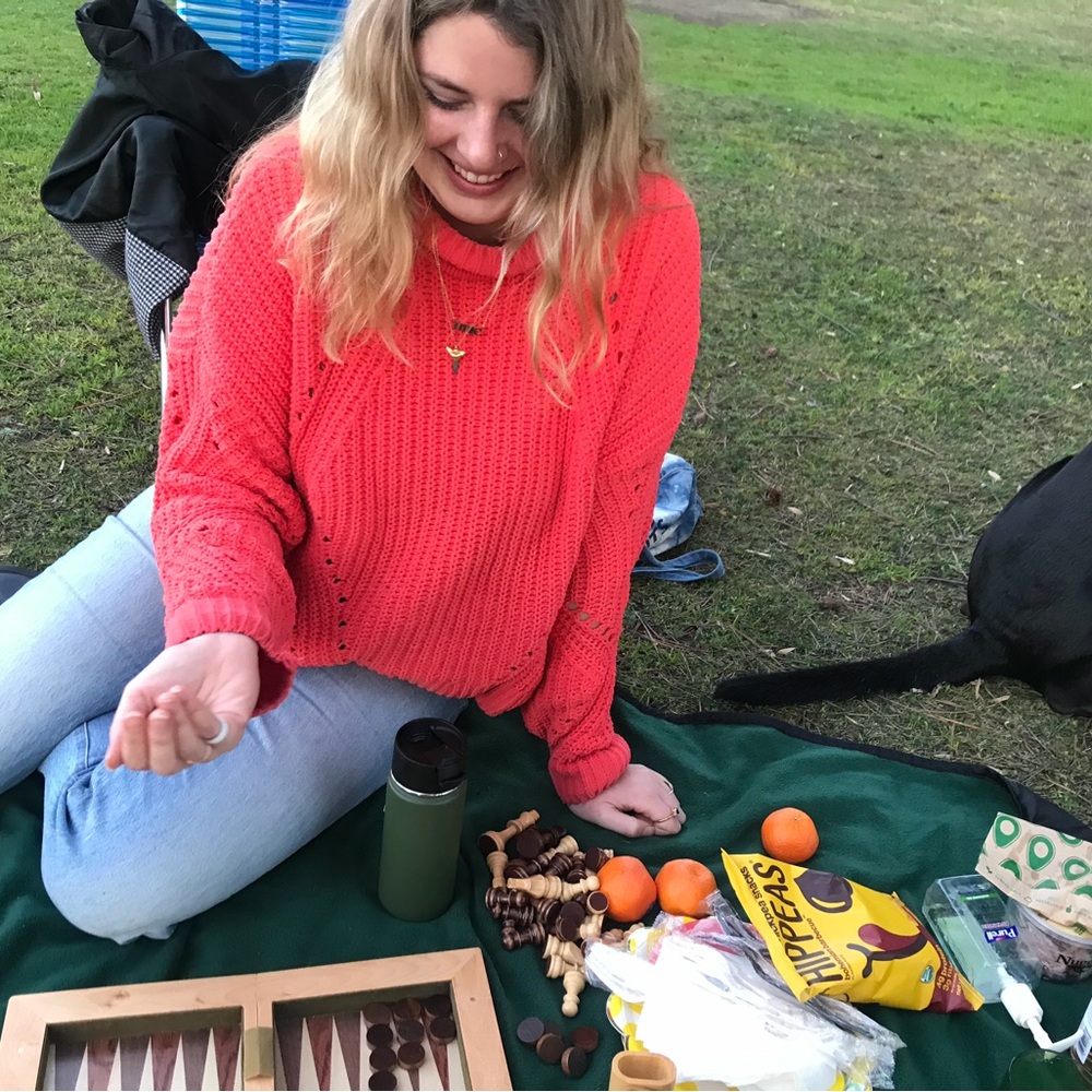 Bright pink women’s Sweater